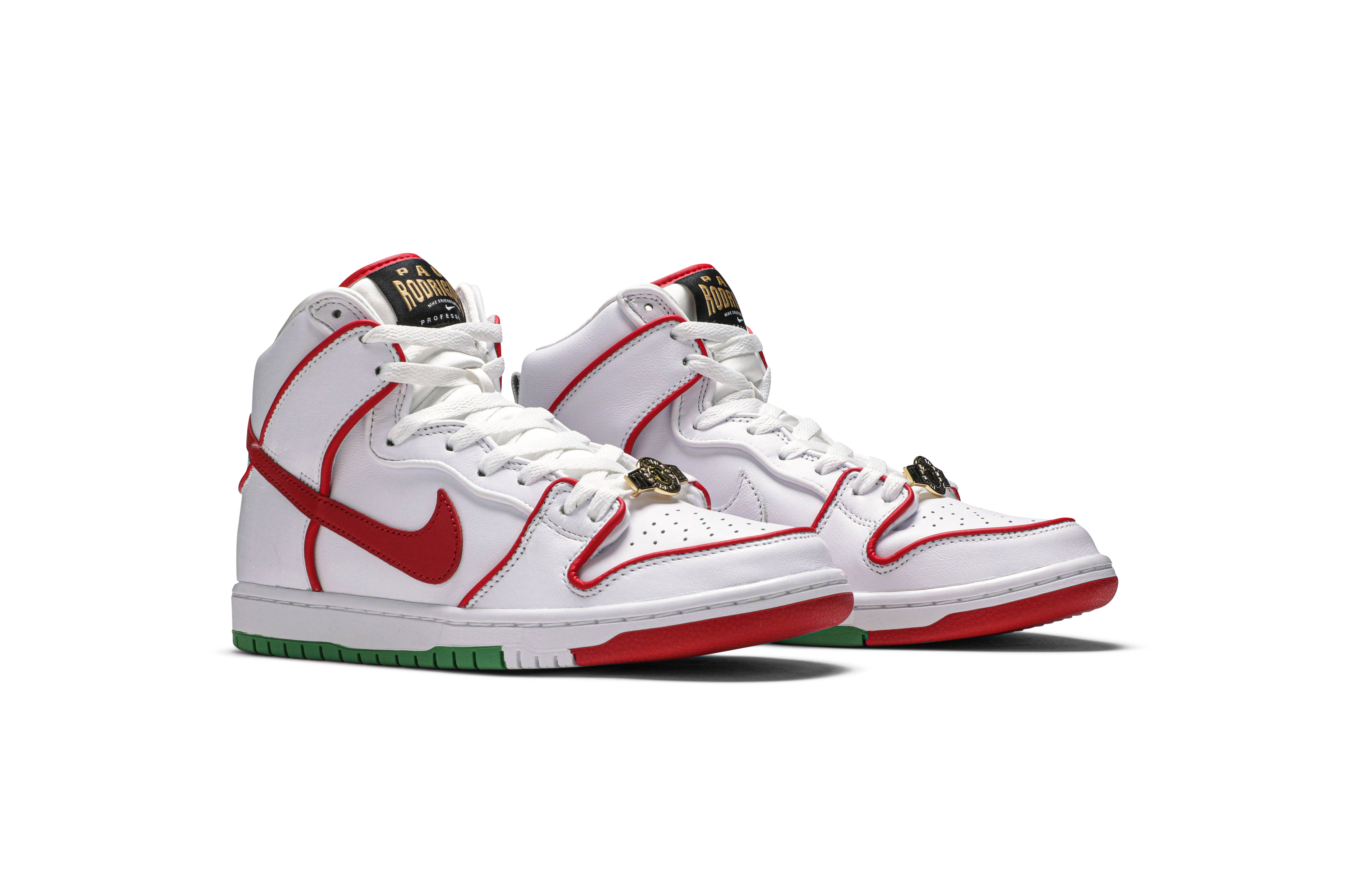 Paul Rodriguez x Nike SB Dunk High Premium Boxing CT6680-100 Nicesnk