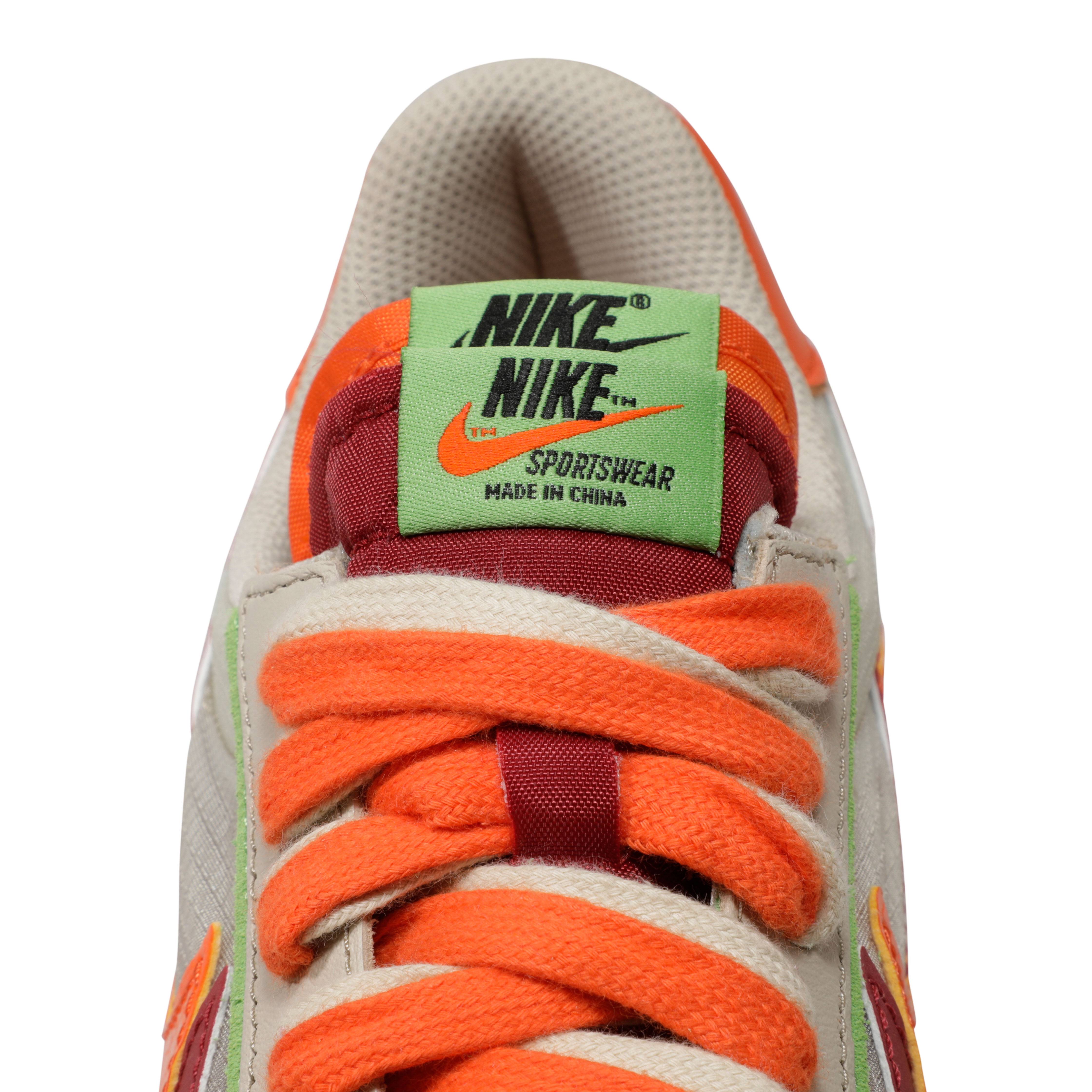 sacai x CLOT x Nike LDWaffle Net Orange Blaze DH1347-100 Nicesnk
