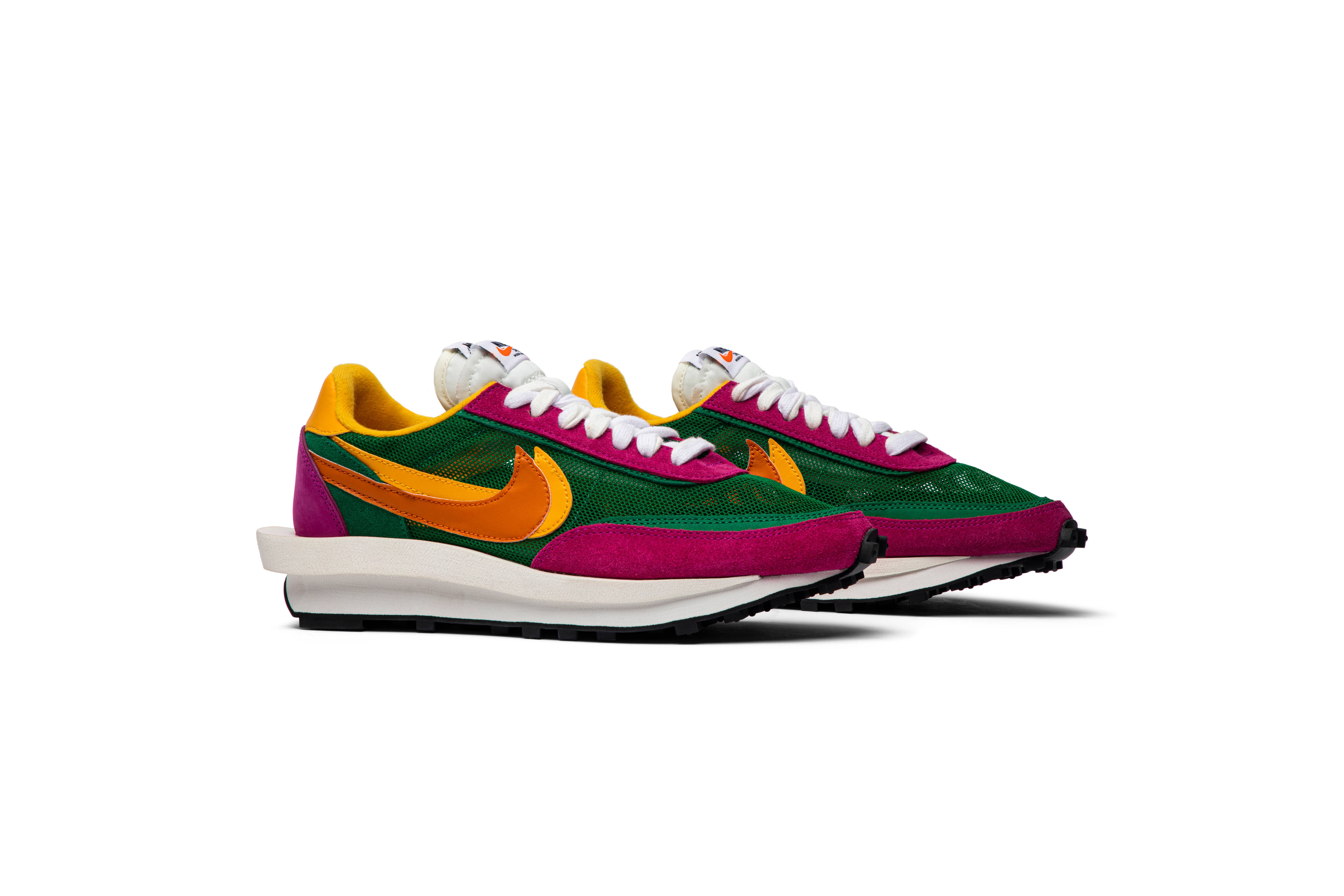 sacai x Nike LDWaffle Pine Green BV0073-301 Nicesnk