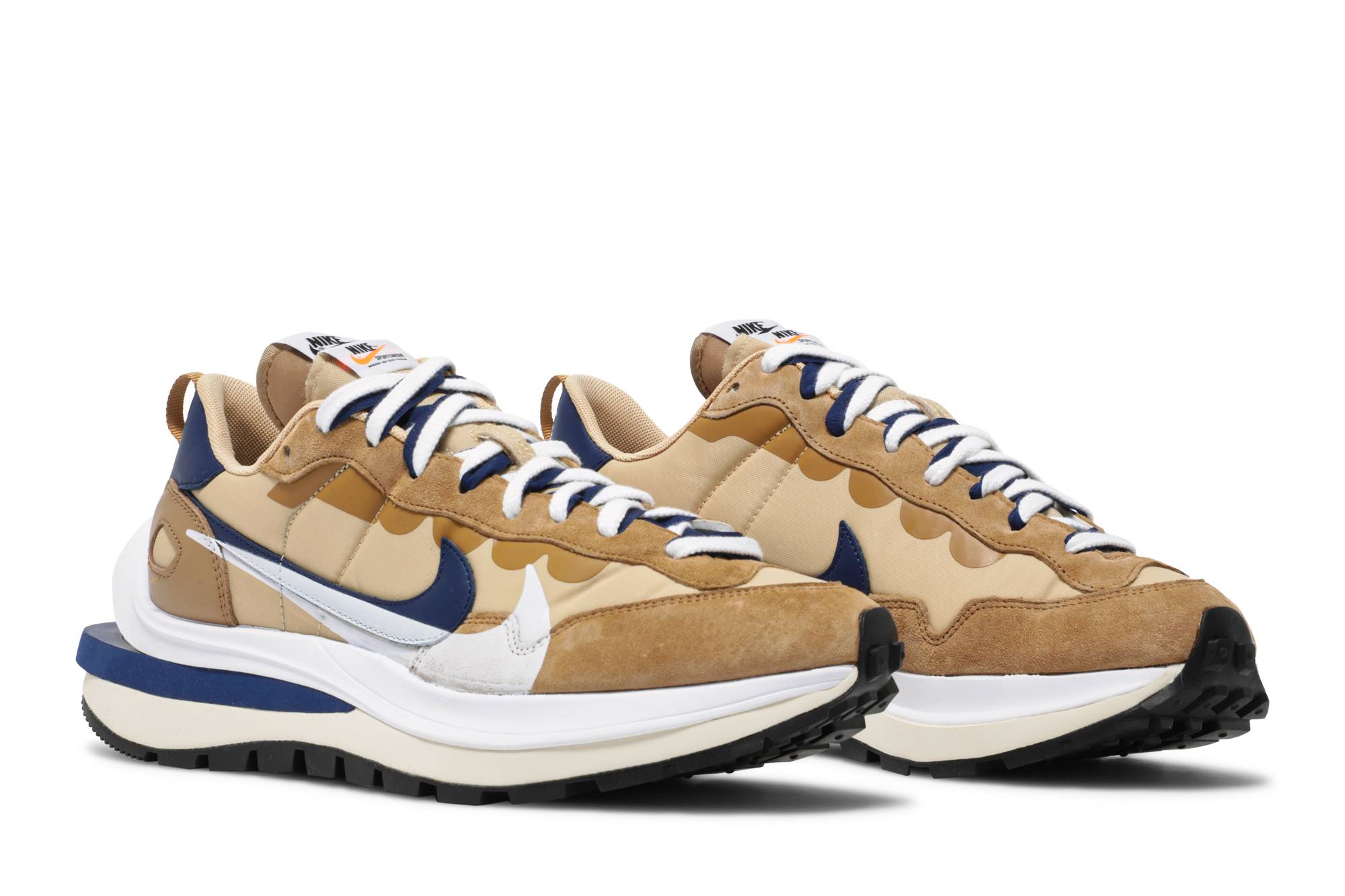 sacai x Nike VaporWaffle Sesame Blue Void DD1875-200 Nicesnk