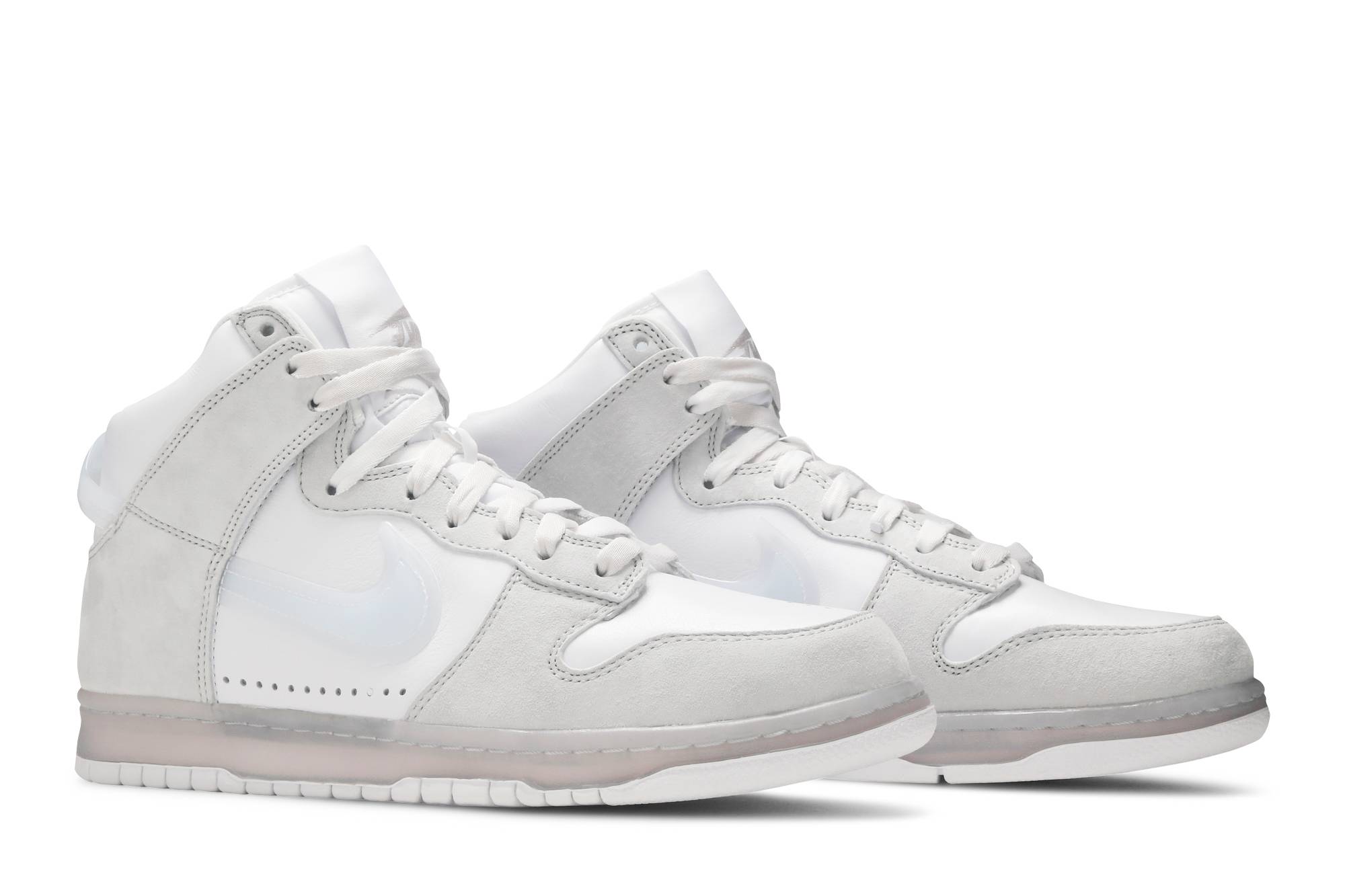 Slam Jam x Nike Dunk High White Platinum DA1639-100 Nicesnk