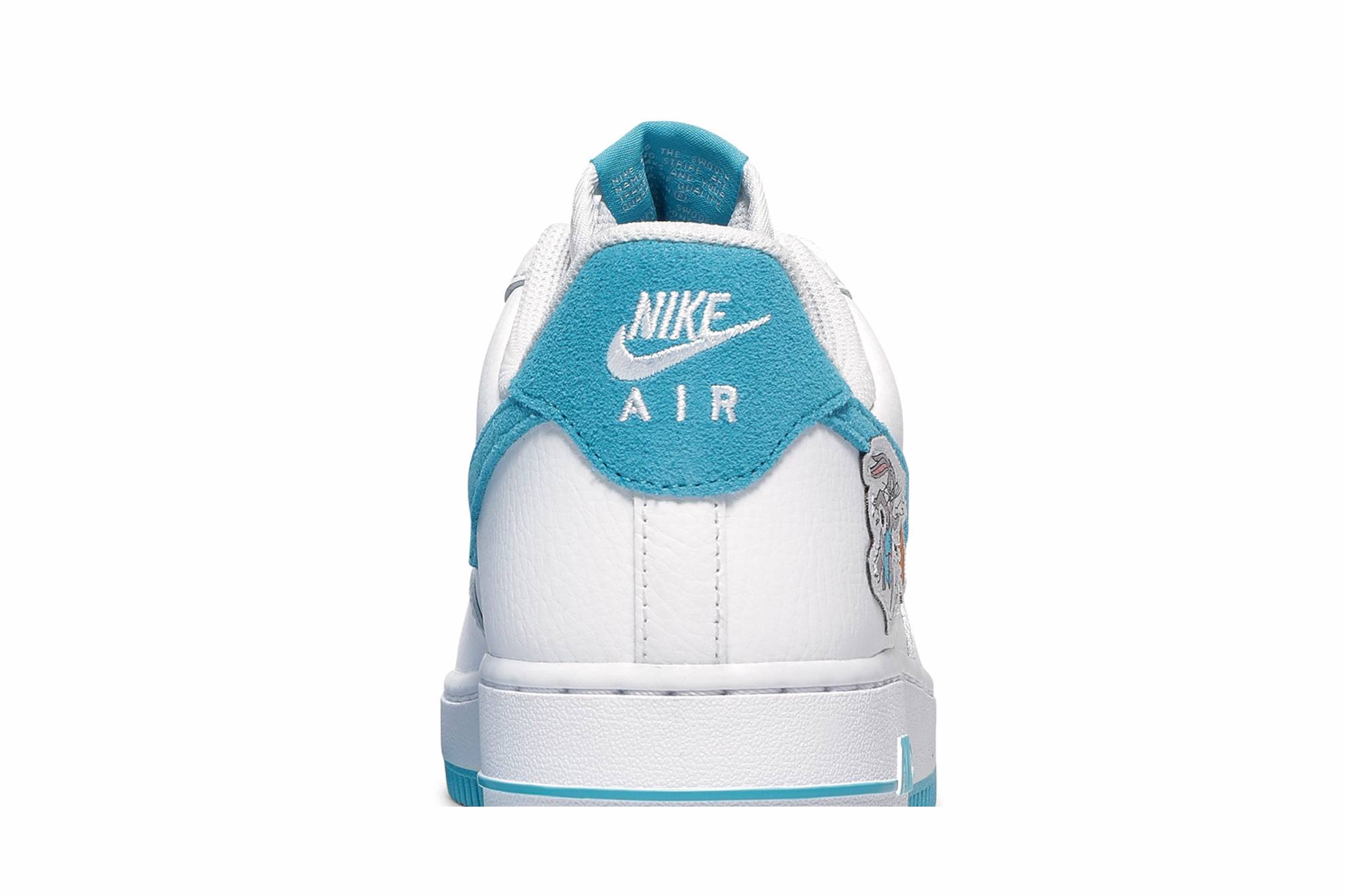 Space Jam x Nike Air Force 1 07 Low Hare DJ7998-100 Nicesnk