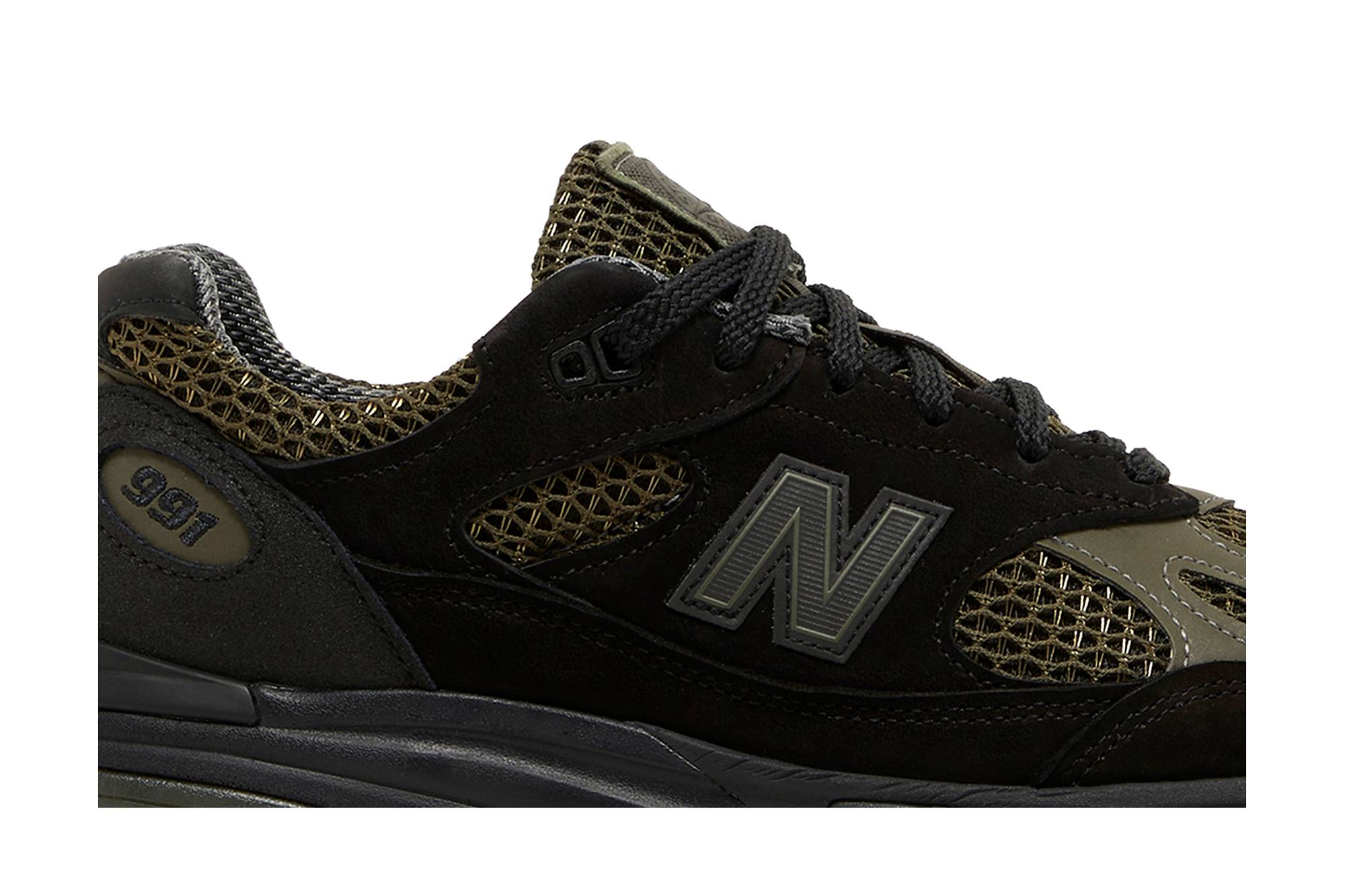 Stone Island x New Balance 991v2 Made in England Black U991SD2 Nicesnk