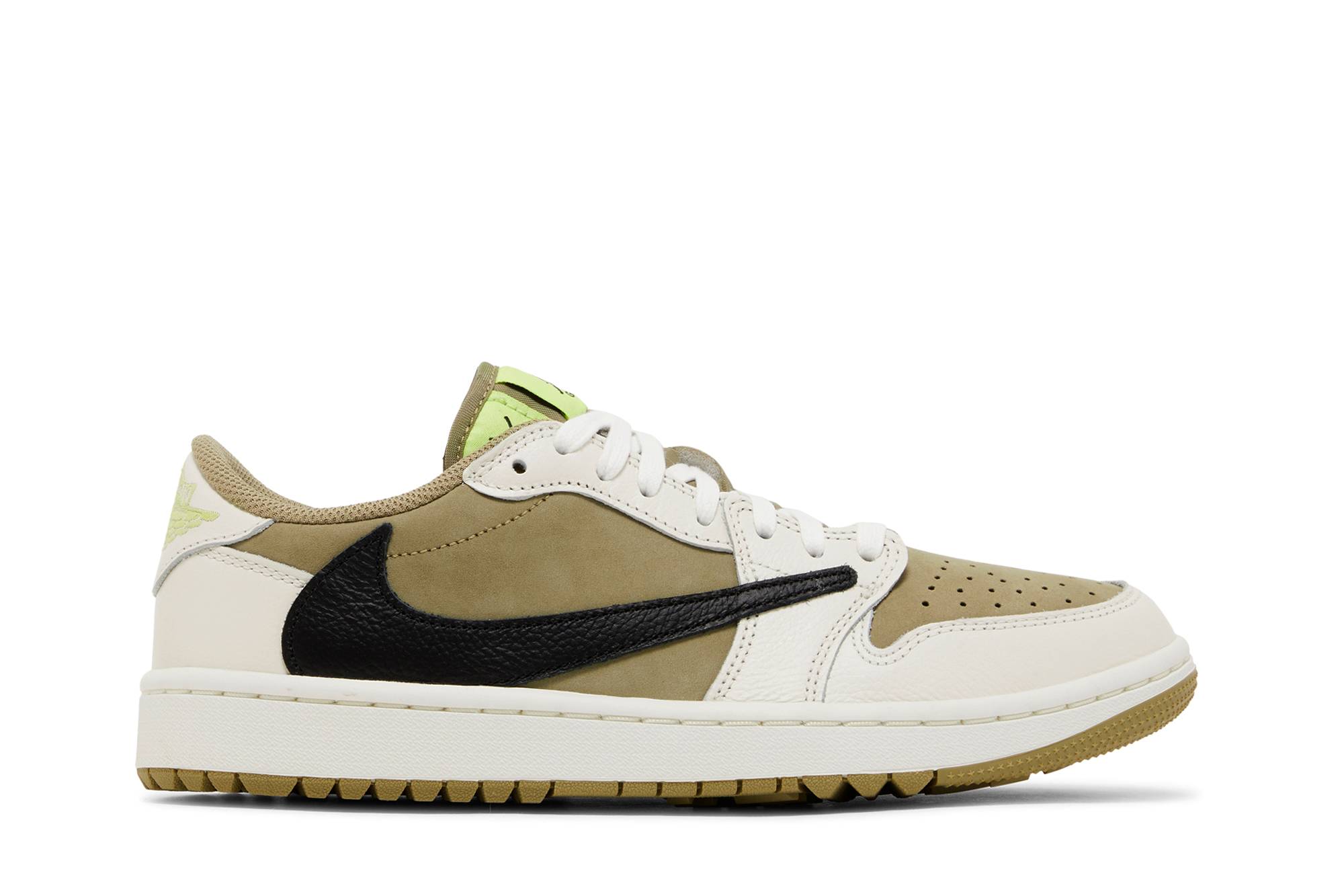 Travis Scott x Air Jordan 1 Low Golf Neutral Olive FZ3124-200 Nicesnk
