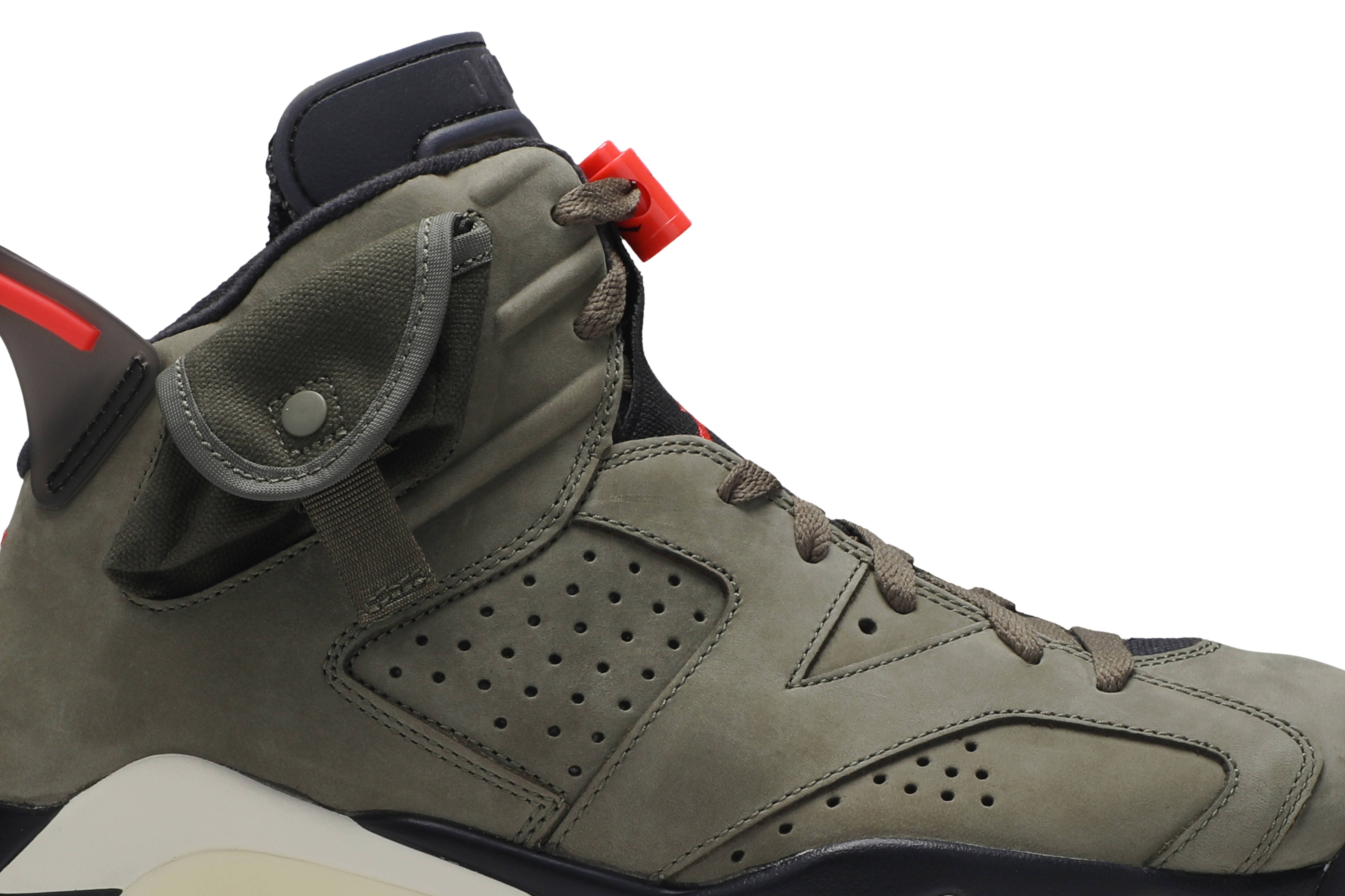 Travis Scott x Air Jordan 6 Retro Olive  CN1084-200 Nicesnk