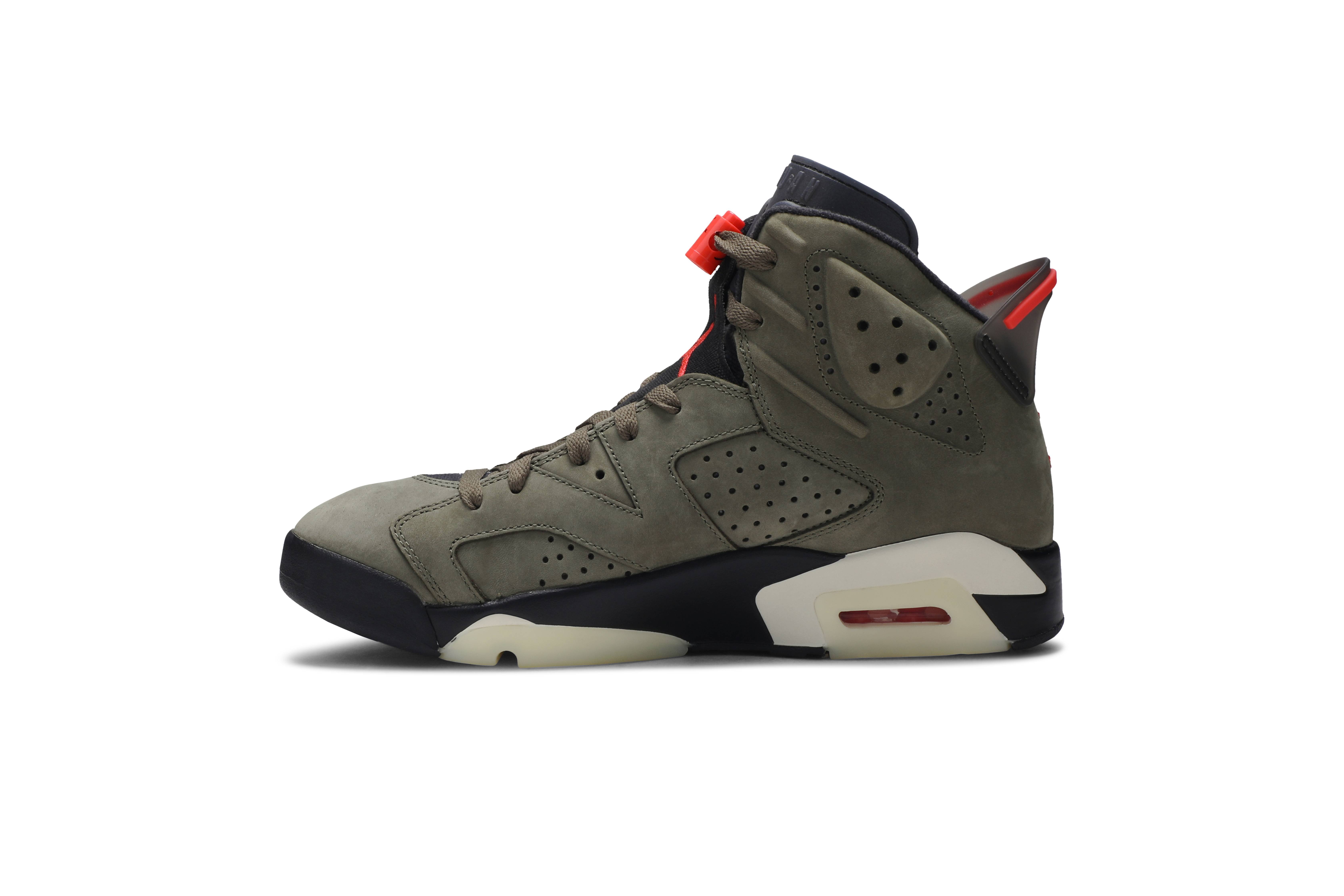 Travis Scott x Air Jordan 6 Retro Olive  CN1084-200 Nicesnk