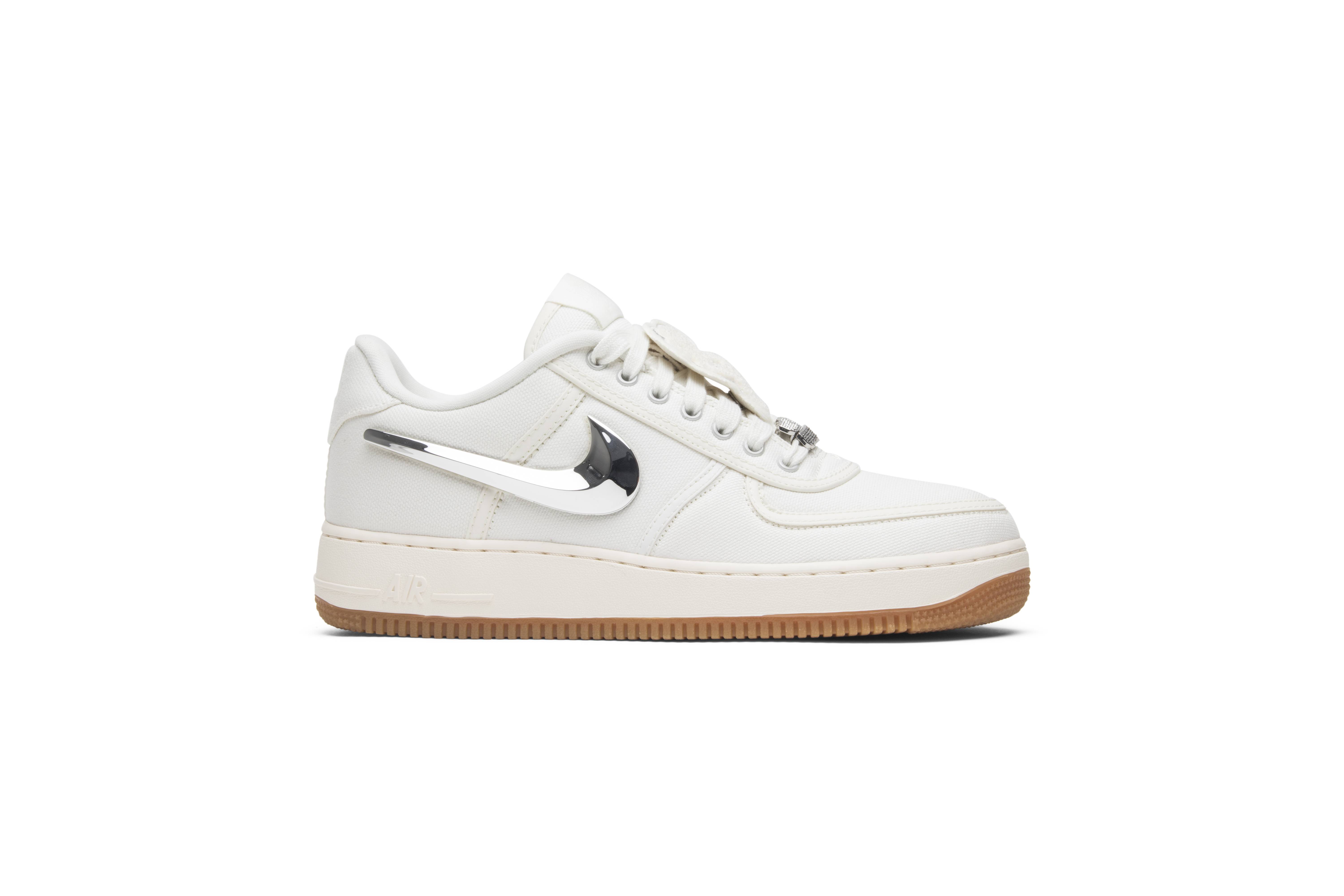 Travis Scott x Nike Air Force 1 Sail AQ4211-101 Nicesnk