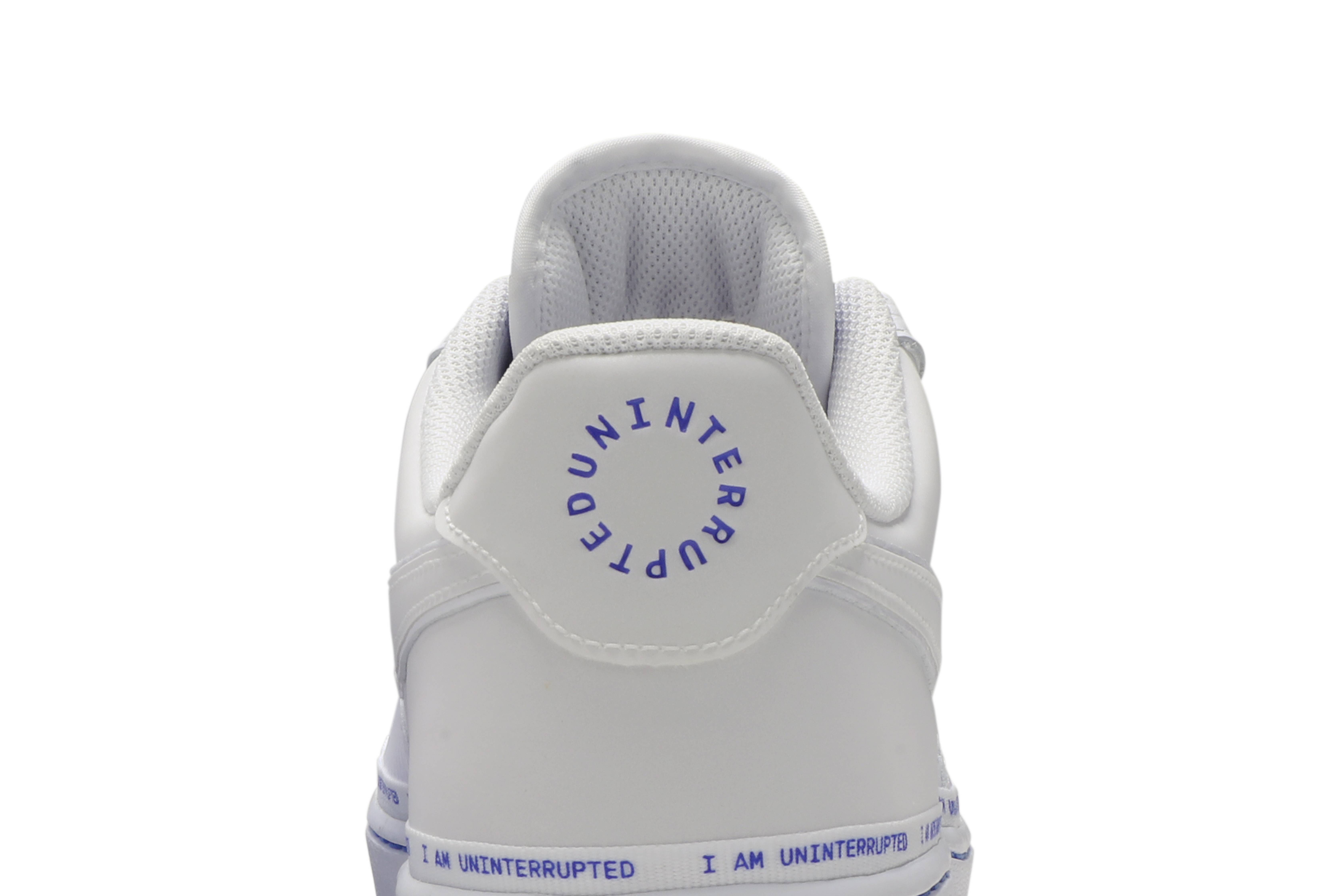 Uninterrupted x Nike Air Force 1 Low QS ‘More Than’ CQ0494-100